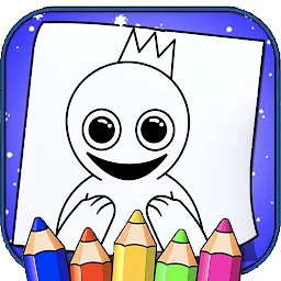 How to draw Rainbow Friends
